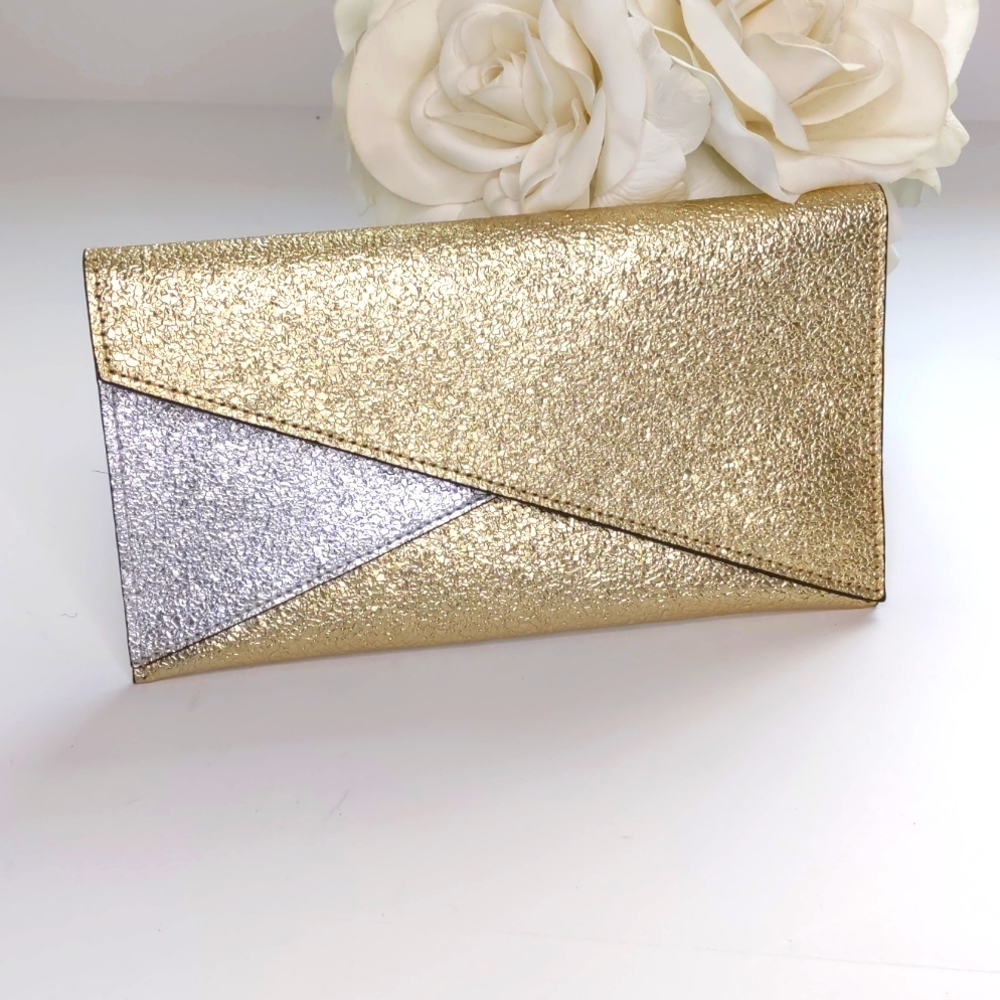 Estee lauder clutch black, gold and silver